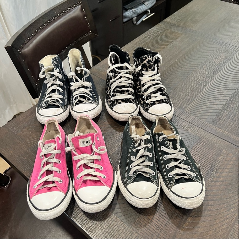 Converse shoes bundle for kids SIZES VARY PLEASE READ**